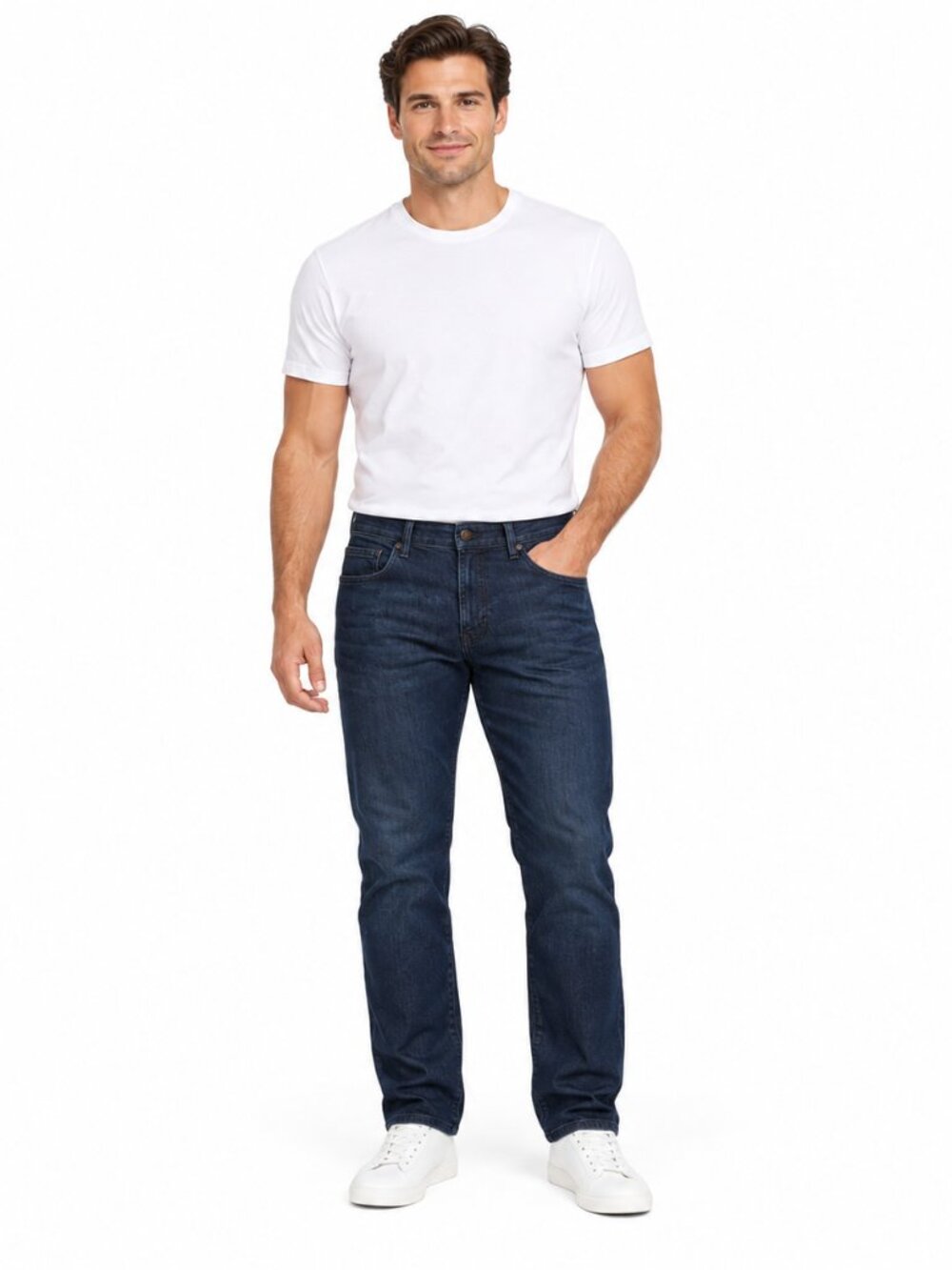 English Laundry Sutton Slim Straight Stretch Jeans 38x30 Ink Blue NWT